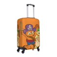 thumbnail image 3 of Cute Anime Cartoon Garfield Travel Suitcase Protective Cover Trunk Case Washable Elastic Luggage Cover Fits Medium Suitcase Protector Baggage With Concealed Zipper Gifts, 3 of 5