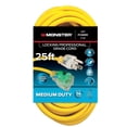 thumbnail image 1 of Cable de extensión Monster Just Power It Up de 7,6 m (25 pies), color amarillo, 1 of 1