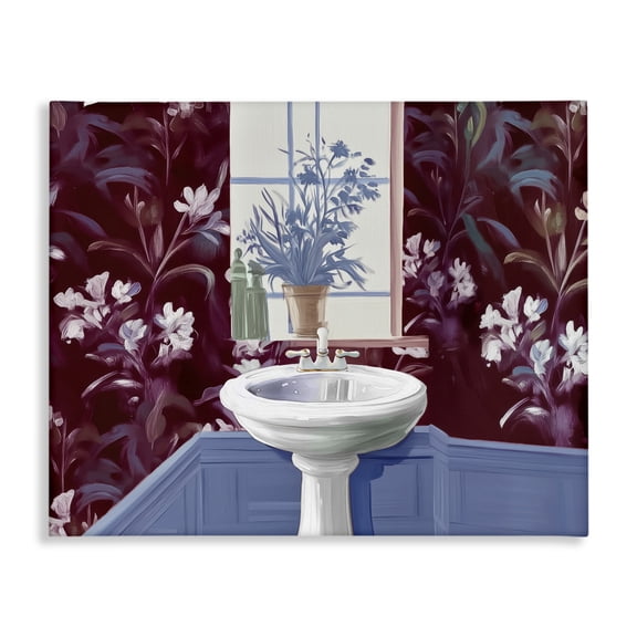 Stupell Industries Traditional Bathroom Salon Sink Canvas Art, 20 x 16, by Annabelle Hall