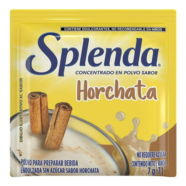 SPLENDA BEBIDA EN POLVO SABOR HORCHATA 7GR