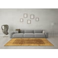 thumbnail image 3 of Ahgly Company Indoor Square Oriental Brown Industrial Area Rugs, 5' Square, 3 of 4