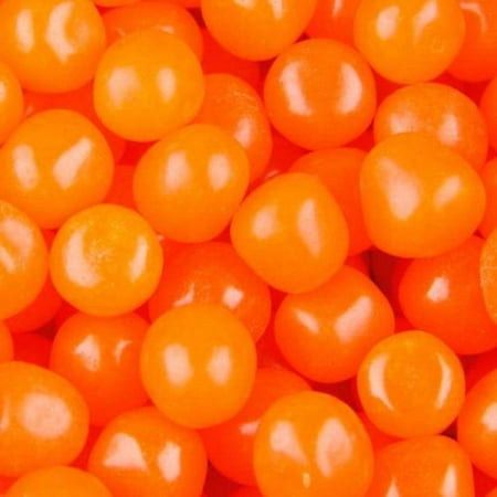 Fruit Sour Balls - BAYSIDE CANDY ORANGE FRUIT SOURS CHEWY CANDY BALLS, 1LB