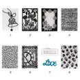 thumbnail image 2 of Zootealy Cake Decorating Tool Set with Windmill, Star, Musical Note, Leaf, Gear Pattern Embossing Stencil Frame Mold, DIY Card Making Scrapbooking - Style 8, 2 of 6