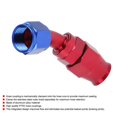 thumbnail image 2 of AN8 Hose End Fitting Swivel Aluminum Alloy Adapter for Oil Cooling to Oil Pipe, 2 of 3