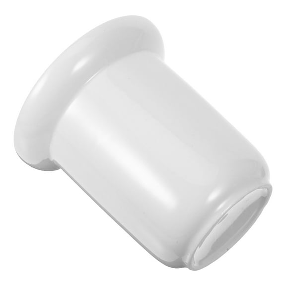 OUNONA Tissue Tray Fragrance Distributor Toilet Brush Cup 12.80X11.50X11.50CM White