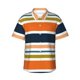 thumbnail image 1 of Balery Colorful Pastel Stripes Camisas hawaianas de manga corta para hombre, camisas playeras de corte holgado, camisas de vacaciones con botones,Large, 1 of 7