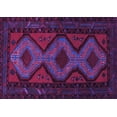 thumbnail image 1 of Ahgly Company Indoor Rectangle Persian Purple Traditional Area Rugs, 7' x 10', 1 of 4
