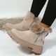thumbnail image 1 of Botas de nieve de invierno para mujer, zapatos de terciopelo para mujer, botas cálidas, zapatos de algodón grueso, botas de mujer del noreste, 1 of 6