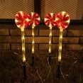 thumbnail image 3 of Inteprter Light Solar Garden Patio Lámpara de césped Pathway Candy Night Paisajismo Iluminación Decoración Suelo Inserción Recargable Iluminación y accesorios Vistoso Inteprter HA072962-01, 3 of 6