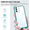 thumbnail image 3 of Case for Samsung Galaxy S22, Slim Thin Soft TPU Bumper & Hard PC Transparent Back Shockproof Scratch Resistant Protective Phone Case for Samsung Galaxy S22 (Green), 3 of 15