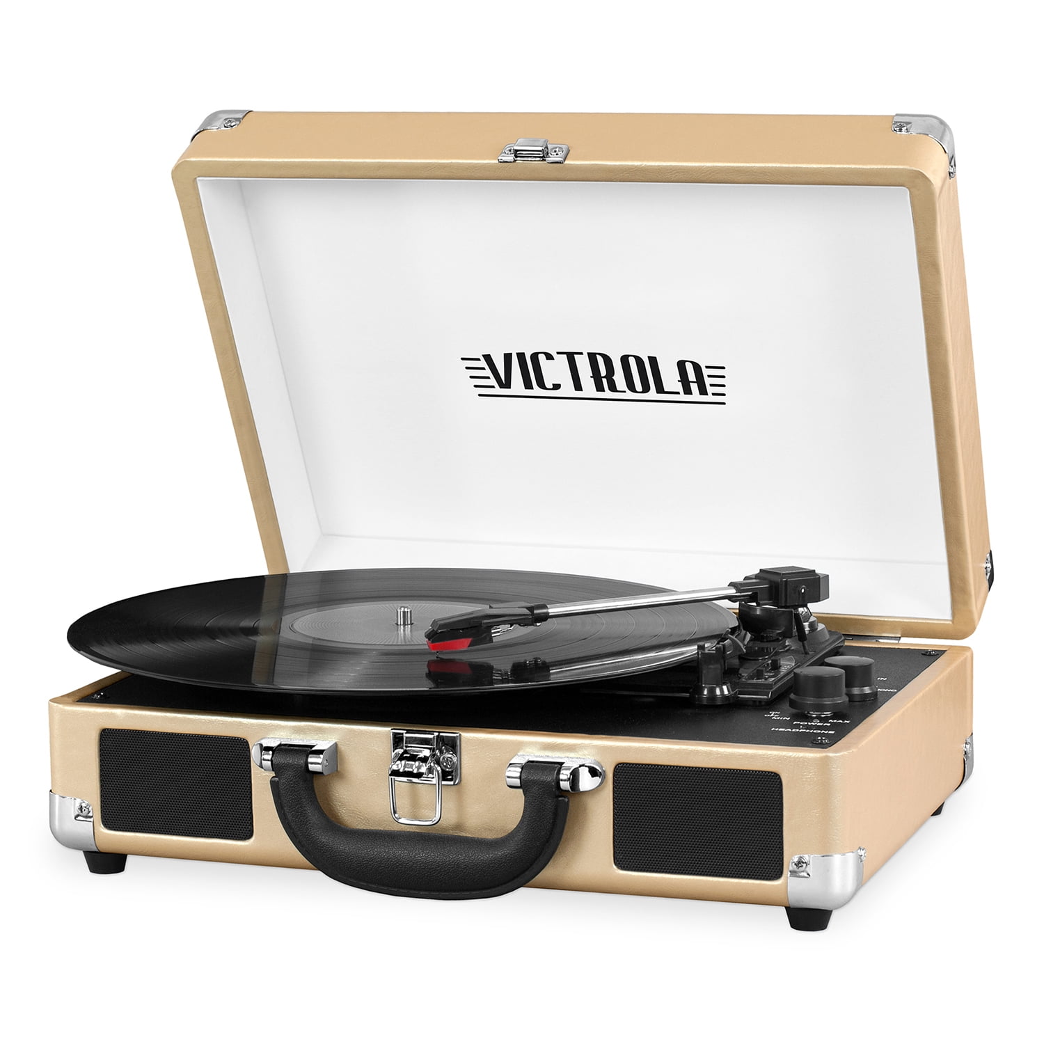 Victrola Bluetooth Suitcase Record Player with 3speed Turntable