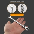 thumbnail image 6 of 7mm Flexible Ratchet Action Wrench Spanner Nut Tool, 6 of 8
