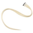 thumbnail image 2 of Extensiones de cabello con clip de colores resaltan las extensiones de cabello sintético de una pieza para fiestas (beige), 2 of 14