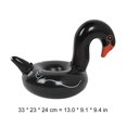 thumbnail image 4 of Soporte para taza de PVC suave, estilo Ins, resistente al agua para fiesta en la piscina (cisne negro), 4 of 5