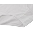 thumbnail image 4 of Women's Mid Waist Stretch Cotton Soft Underwear Bikini Briefs Panties, White, X-Small, 4 of 6