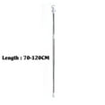 NEW Telescopic Shower Curtain Rail Extendable Heavy Duty Steel Pole Rod