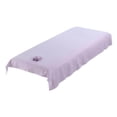 thumbnail image 4 of facefd Housse de Coussin de Table de Massage d'Acupuncture en Coton Réutilisable et Lavable Violet, 4 of 9