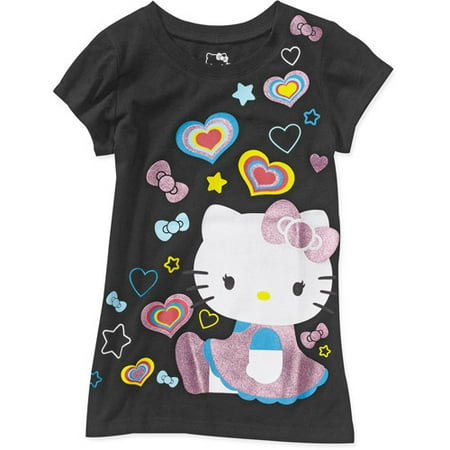 Hello Kitty - Girls Graphic Tees - Walmart.com