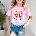 thumbnail image 2 of Godom Girls Super Soft Short Sleeve T-Shirts Casual Cotton Tee Tops Blouse Summer Tops, 2 of 5
