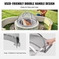 thumbnail image 4 of Tapa de malla Fire Pit Spark VEVOR, 30 cm de diámetro, acero inoxidable, 4 of 9