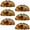 Multicolored 3, variant on PhooArto 6 Pcs Cup Drawer Pulls, Space Galaxy Pug Dog Shell Shape Handles Cabinet Knobs for Dresser Cupboard Closet Wardrobe with Screws