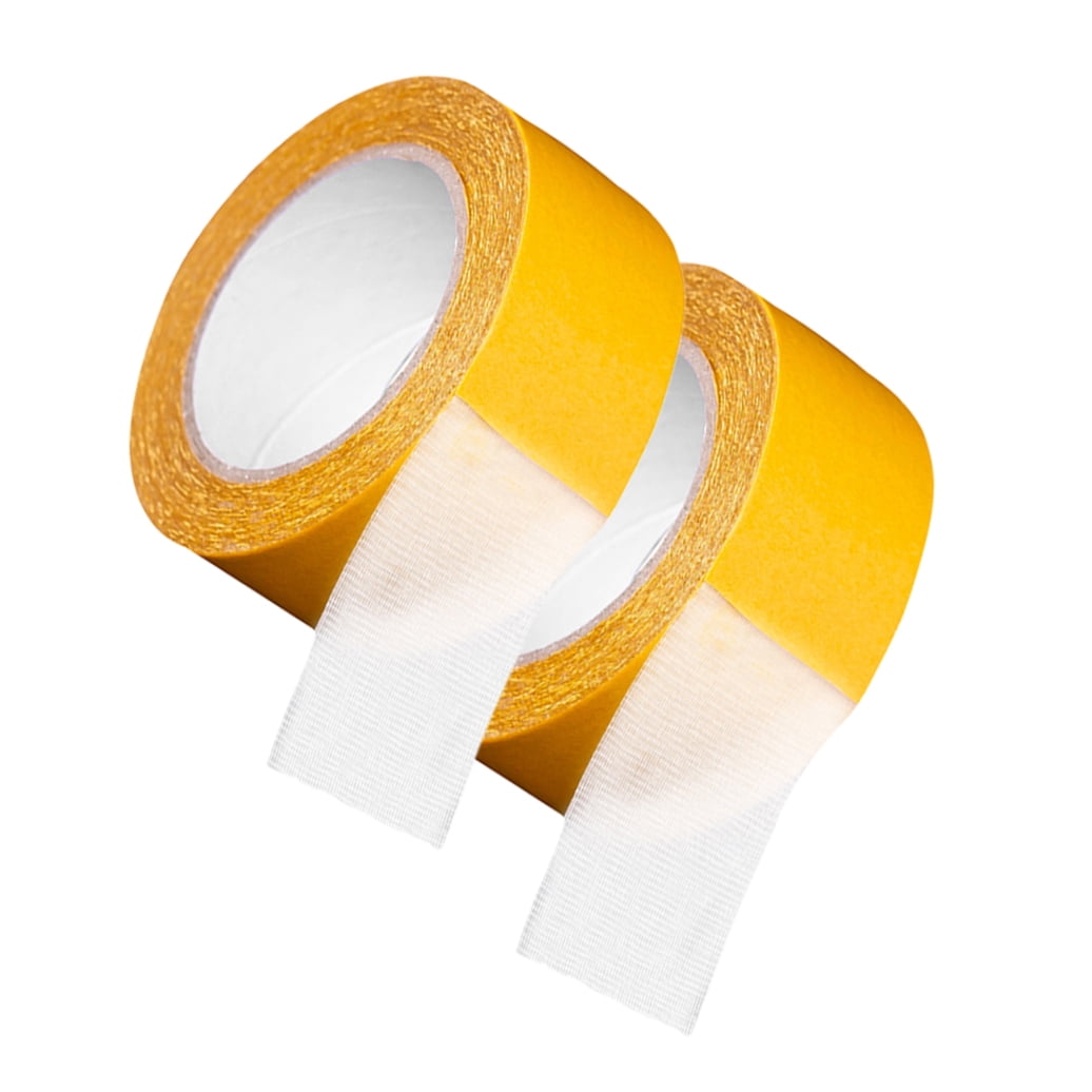 BESTYASH Heavy Duty Double Sided Tape, Strong Adhesive Golden Mesh Mounting Tape, Removable for Home and Office Use