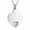 Pink, variant on Personalize Birthstone Heart Urn Pendant Cremation Jewelry for Ashes Holder Locket Memory Funeral Necklace Memorial Jewelry
