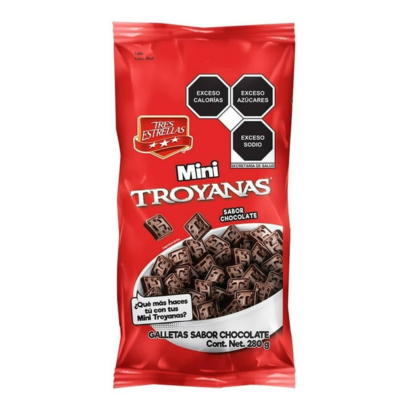 Galletas Tres Estrellas mini sabor chocolate 280 g