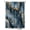 Blue, variant on Gray Marble Small Stall Shower Curtain, Waterproof Shower Curtains for Bathroom, Modern Ink Painting Art Abstract Washable Fabric Cloth Bath Curtain for Bathtub Decoration with Hooks 36x72 Inches