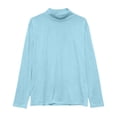 thumbnail image 4 of EDFBUYKRS Womens Plus Size Tops Long Sleeve Shirts V Neck Textured Keyhole Gathered Knit Tunic Loose Fall Blouses L, 4 of 4