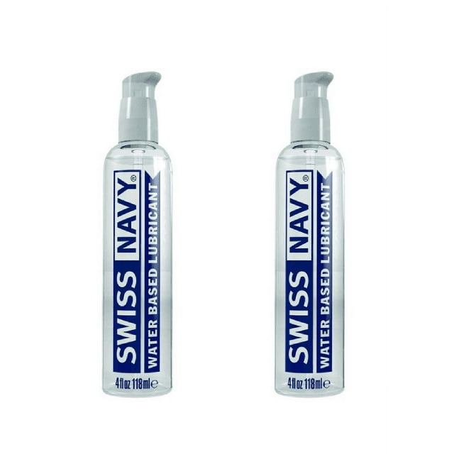 Swiss Navy Water Based Lubricant 4oz - 2 Pack