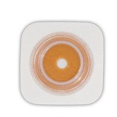 Sur-fit Natura Stomahesive Flexible Pre-Cut Wafer 4" x 4" Stoma 1/2"