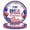 BLUE B, variant on 10pc American Flag Patriotic Dinner Plates – Disposable Dessert Paper Plates for Veterans Day 4th of July Decor