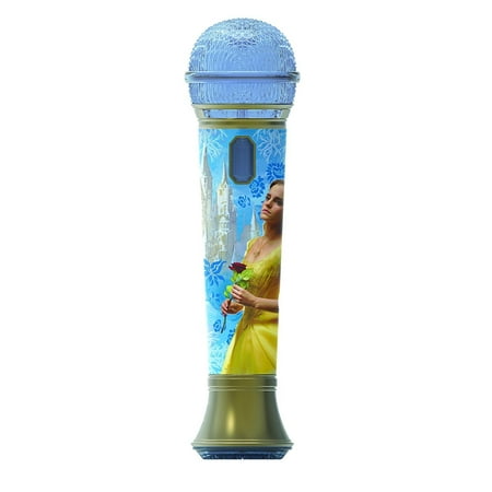 Disney Beauty and the Beast Sing Along Pretend Microphone Sing to Built in Music or Connect Your Device and Sing To Whatever You