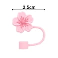 thumbnail image 5 of Hariumiu 4/7Pcs Flower Silicone Straw Covers Dust-Proof Cap for 20-40 Oz Tumbler Food-Grade Reusable Straw Topper Dust-free Straw Accessory, 5 of 7