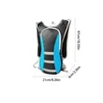 thumbnail image 3 of Sac à Dos d'Hydratation Léger avec Réservoir d'Eau de 2 L pour Course, Vélo, Randonnée Hommes Femmes, 3 of 6
