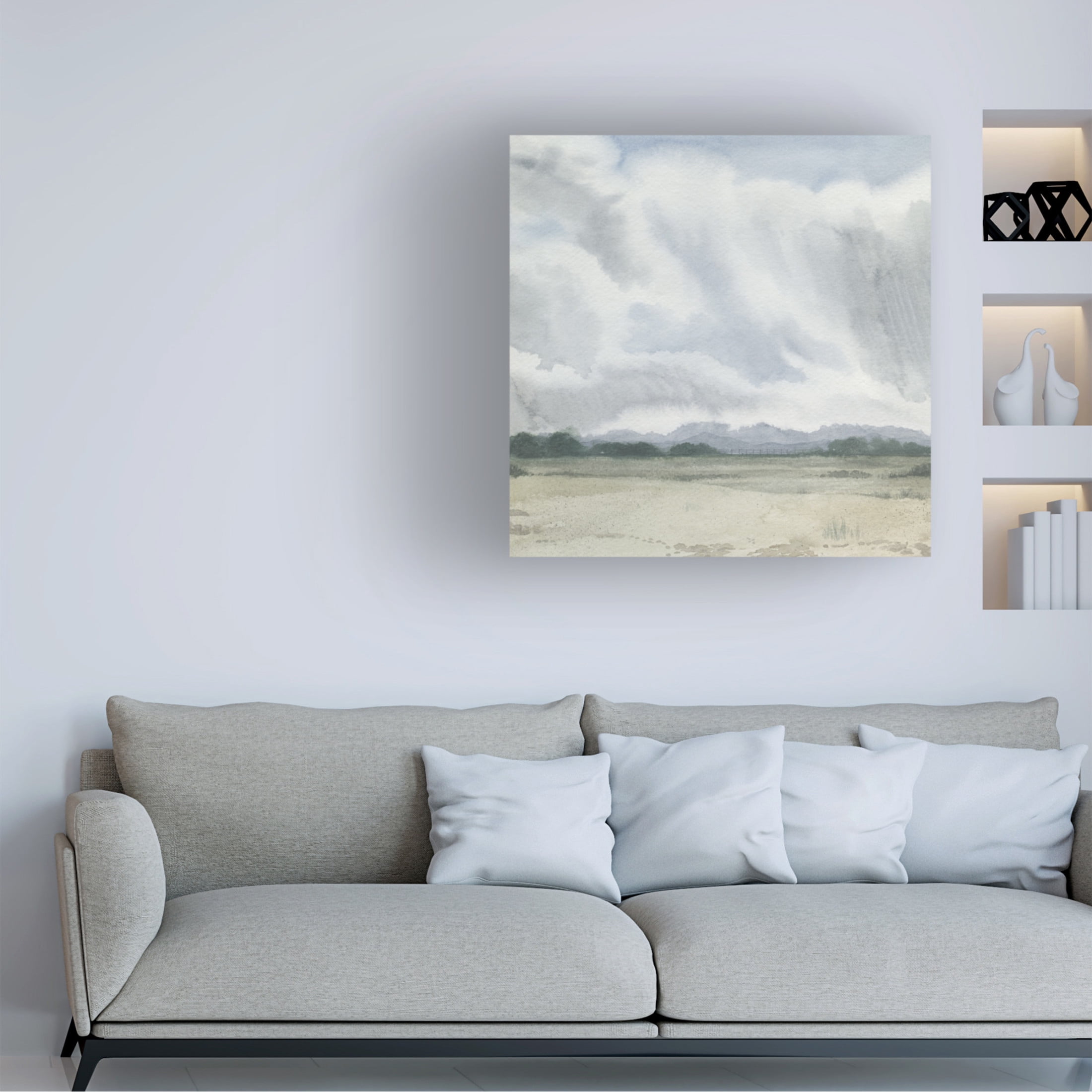 Trademark Fine Art Grace Popp  Shadows of a Storm I Canvas Wall Art