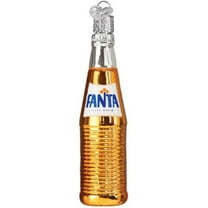 Old World Christmas Blown Glass Ornament for Christmas Tree, Fanta Bottle