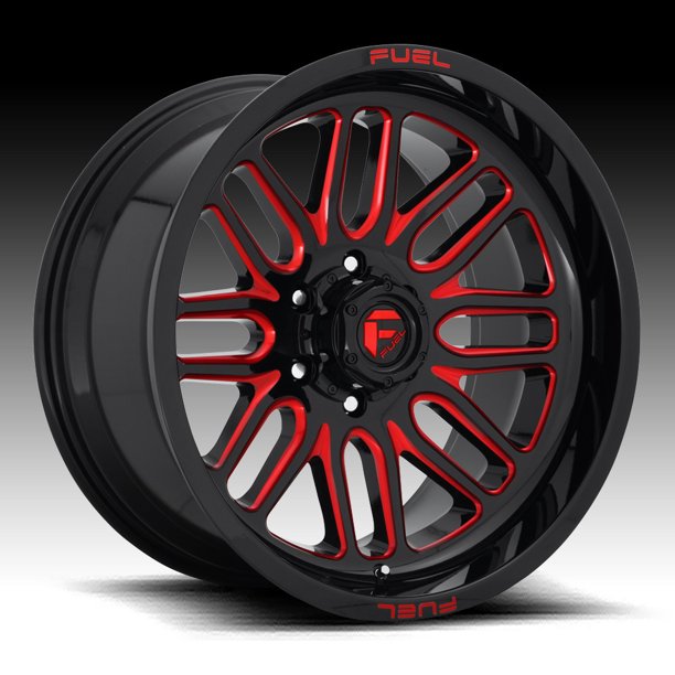 Fuel ignite 20x10 6x135 18et 87.10mm gloss black red tinted clear