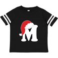 thumbnail image 3 of Inktastic Christmas Letter M Santa Hat Alphabet Boys or Girls Toddler T-Shirt, 3 of 5