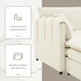thumbnail image 6 of Modern L Shape Modular Sectional Sofa Couch With Movable Ottoman and Pillows for Living Room Apartment Office, 6 of 12