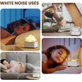 thumbnail image 3 of ZHAOCHENG Máquina de ruido blanco para personas con insomnio y bebés, 30 sonidos relajantes y 10 luces de noche cálidas para bebés, adultos y meditación de yoga, máquina de ruido blanco, 3 of 5