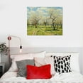 thumbnail image 4 of Nawypu  Framed Wall Art of The White Orchard Famous Oil Paintings Reproduction Abstract Canvas Prints for Home Living Room Decorations, 4 of 4