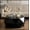 Black, variant on 38.58"Three-dimensional Embossed Pattern Design American Retro Style Coffee Table