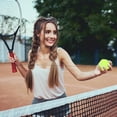 thumbnail image 3 of CHUANK Tennis Ball  Tennis Training Ball Rebound Ball with 4M Elastic Rubber String Single Practice Tennis Ball for Tennis Trainer Single Player Practice, 3 of 9