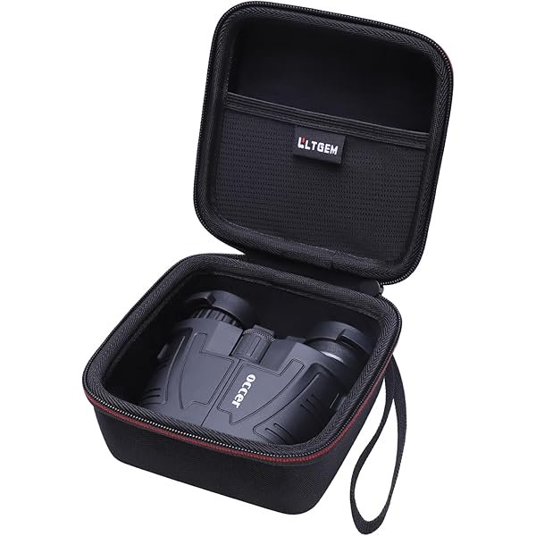 Estuche LTGEM para binoculares para adultos y niños, compatible con binoculares compactos Occer 12x25 y binoculares compactos Aurosports 10x25 de visión amplia, binoculares de alta potencia