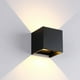 thumbnail image 1 of Lámpara de pared minimalista LED, lámpara de pared impermeable, cuadrada, para exteriores, doble cabezal, luz hacia arriba y hacia abajo, lámpara a prueba de humedad, iluminación, 1 of 5