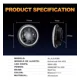 thumbnail image 4 of Foco Led 7''redondo 6000k H4 Faro Lupa Para Jeep/moto, 4 of 5