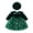 r-155Green75, variant on MEZZALL Outfit Sets Toddler Baby Girl Christmas Dress 2-Piece Velvet Long Sleeve Collar Snowflake Party Dress With Matching Beret Hat For Holiday Leisure Clothes Sets