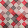 thumbnail image 1 of oneOone Rayon Red Fabric Check Craft Projects Decor Fabric Printed By The Yard 56 Inch Wide, 1 of 4
